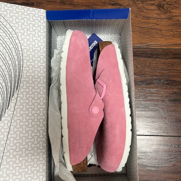 Birkenstock Rose Suede Slip-Ons - Picture 1 of 7